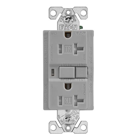Gray 20 Amp Standard Electrical Outlets And Receptacles Wiring