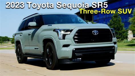 2023 Toyota Sequoia Sr5 In Lunar Rock Color Youtube