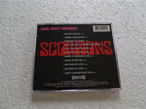 Cd Scorpions Big City Nights Usa Mercadolivre