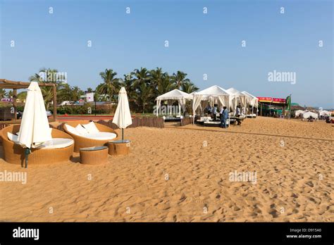 Baga Beach Goa Stock Photo Alamy