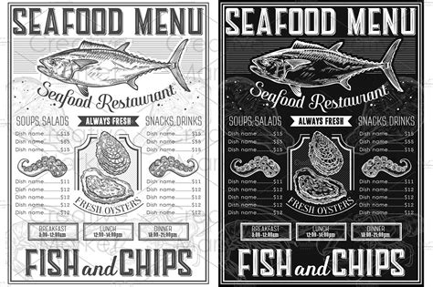 14 Seafood Menu Designs And Examples Psd Ai Vector Eps