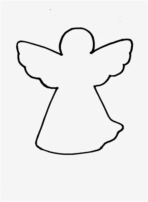 Printable Cut Out Angel Template Printable Word Searches