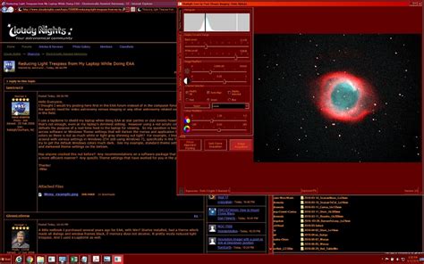Red And Black Computer Screen Theme To Preserve Dark