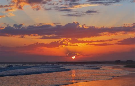 Free Images Sunset Afterglow Horizon Sunrise Sea Cloud Ocean