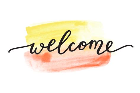 Welcome 6 Cards Graphic Objects Creative Market