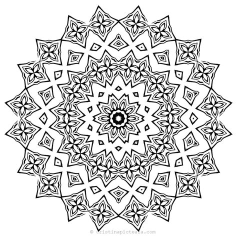 Cool Mandala Coloring Pages Printable Coloring Pages
