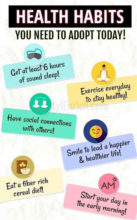 Good Health Habits That You Need To Adopt Today