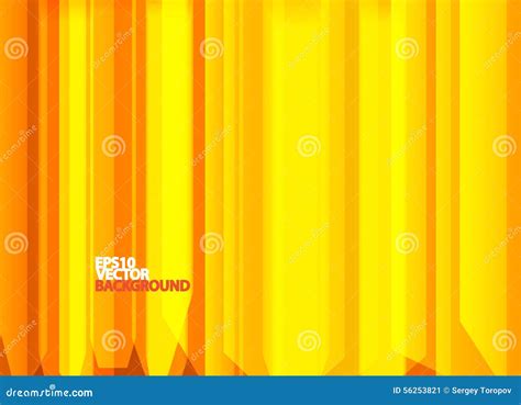 Bright Orange Abstract Background Stock Vector Illustration Of Curve