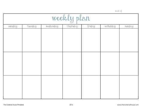 Printable Calendar Monday Through Friday Example Calendar Printable