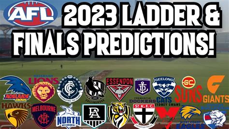 AFL Ladder 2023 A Comprehensive Analysis Of Team Rankings And