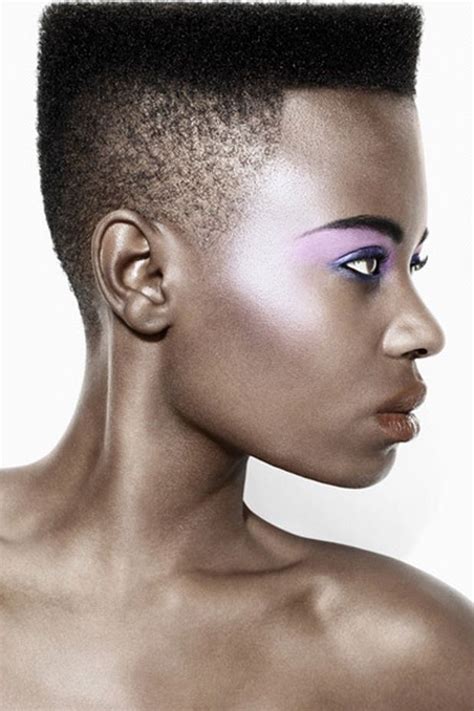Shaved Hairstyle For Black Women This Is A Very Short