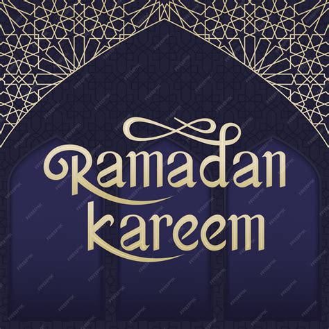 Premium Vector Ramadan Kareem Handwritten Lettering