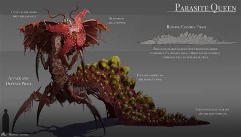 artstation parasite queen miranda crowell