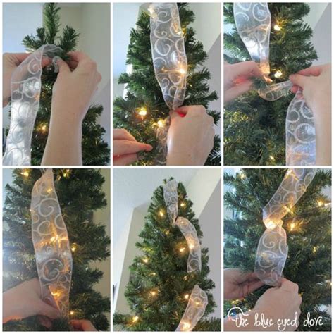 How To Decorate A Christmas Tree With Ribbon Step By Step Ideas