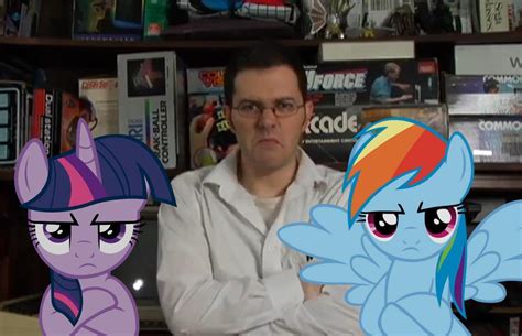 Avgn With Ponies The Angry Video Game Nerd Know Your Meme
