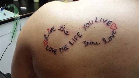 Live a life you will remember tattoo. My first tattoo Live the life you love, Love the life you ...