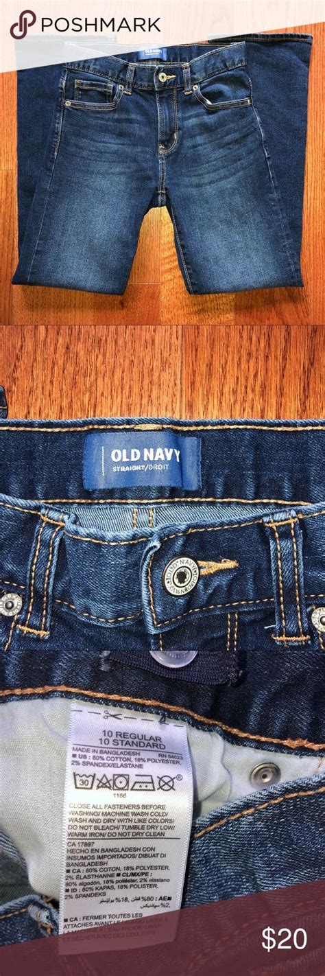 Old Navy Straight Kids Size 10 Regular Blue Jeans Old Navy Blue