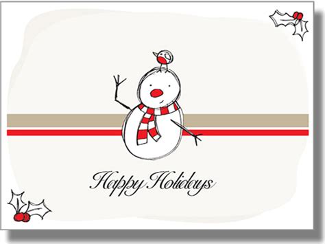Happy Holidays Free Printable Card