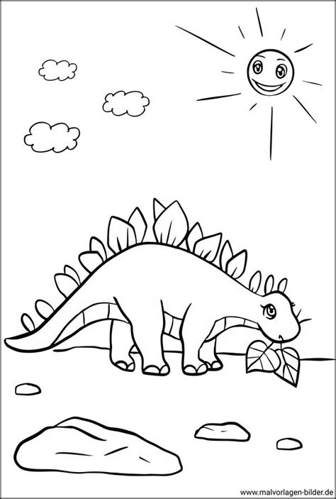 Kleiner Dino Ausmalbild Zum Ausdrucken