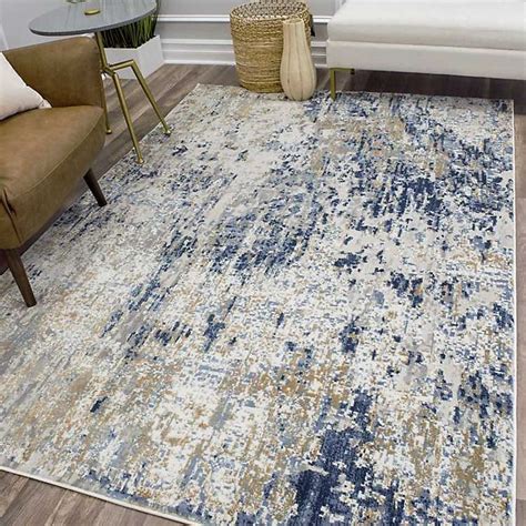 Gold Foil High Low Auden Area Rug 5x7 From Kirklands Area Room Rugs