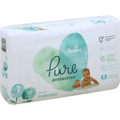 Pampers Pure Protection Diapers Mega Pack Size One Diapers