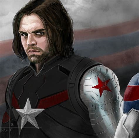 Bucky Barnes The Winter Soldier As Captain America Eye Smile Baby