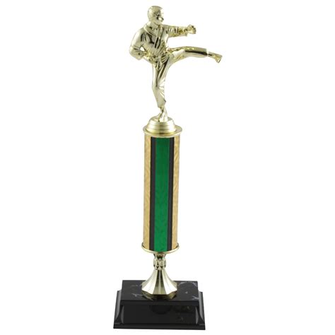 Tall Column Mens Karate Trophies