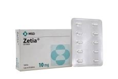 Zetia Mg Caja X Tabletas Msd Ezetimiba