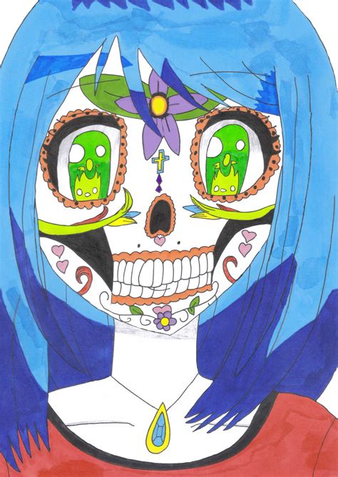 Sugar Skull Anime Girl By Crimsonskull18 On Deviantart
