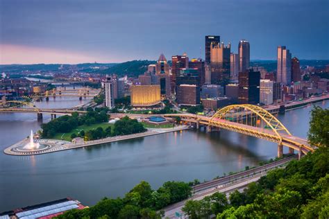 Map of Pittsburgh Pennsylvania Area | What is Pittsburgh Known for ...