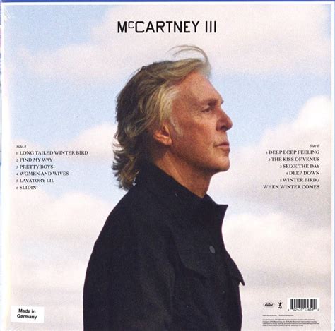 Paul Mccartney Iii 180 Gram Vinyl Lp Gatefold Capitol Records 2020