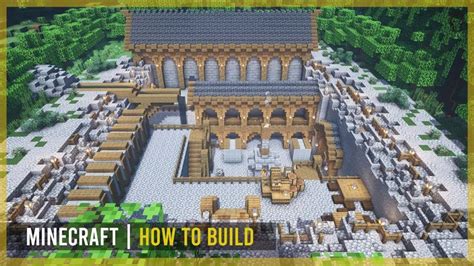 Minecraft How To Build A Medieval Mine With Mine Entrance Tutorial