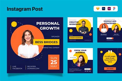 Free Business Instagram Post Templates Free Ui Resources
