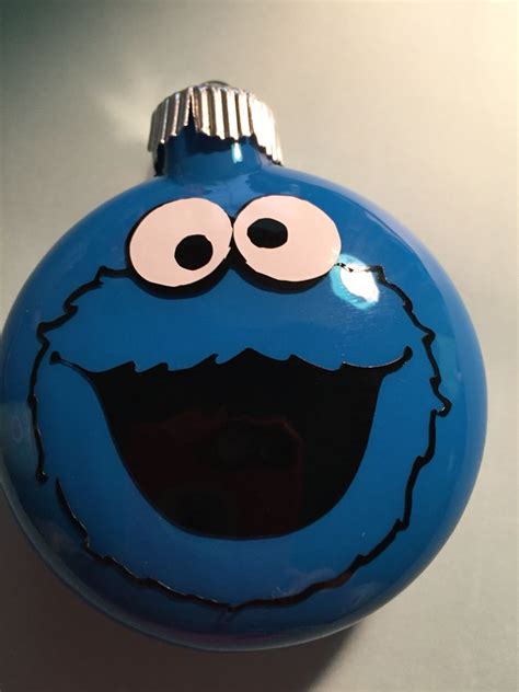 Cookie Monster Ornament Muppetscrafting Vinyl Christmas Ornaments