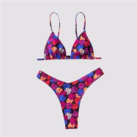 new women sexy swim suit pink bathing suit halter swimwear cover up 3 piece set bikini china