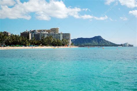 Waikiki Beach Honolulu Hawaii — Stock Photo © Nikonite 1365351
