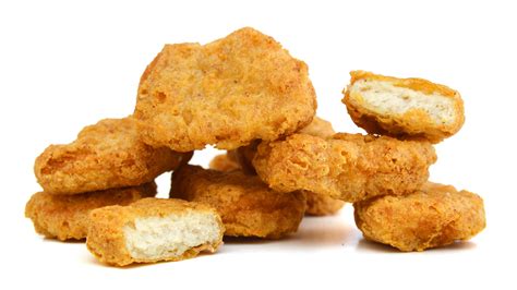 A chicken nugget is a piece of chicken, either whole or composed from a paste of finely minced meat or chicken skin, which is then coated in batter or breadcrumbs before being cooked. UK Retailer Is Hiring A Chicken Nugget Taste Tester | Riot ...
