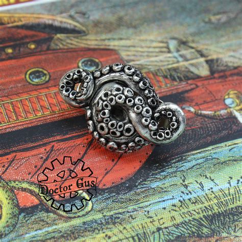 Tentacle Pin Tentacle Tie Tack Cthulhu Inspired Cephalopod Men S