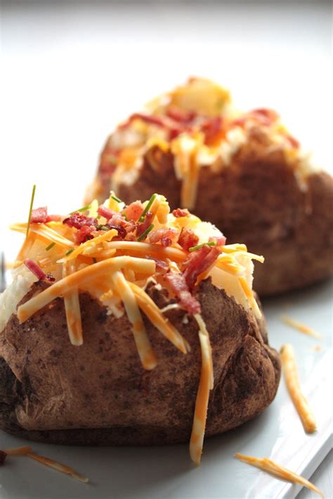 A fork or knife should be easily inserted into the center of the potato when it's finished baking. How-To :: Make the Perfect Baked Potato and Visiting Idaho ...