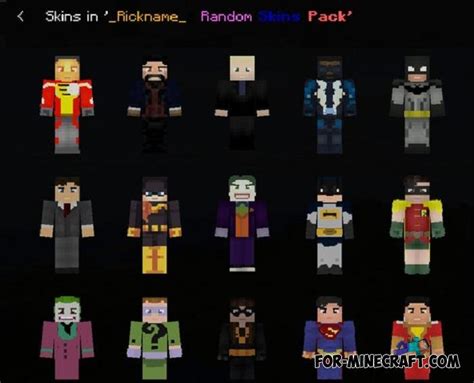 Random Skin Pack 160 For Minecraft Pe 112