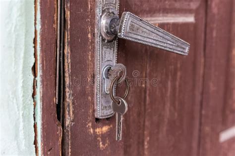 Close Up Of Opening Door Stock Image Image Of Lock Architecture