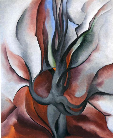 She was the most successful woman painter of her time. Autumn Trees - The Maple - Georgia O'Keeffe - WikiArt.org ...