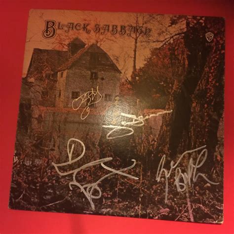 Lot Detail Black Sabbath Group Signed Self Titled Debut Album