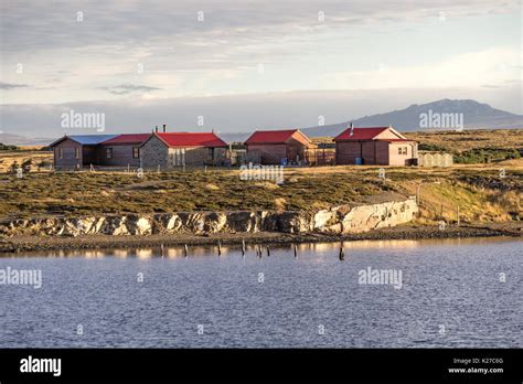 Darwin Settlement Falkland Island Malvinas Stock Photo Alamy
