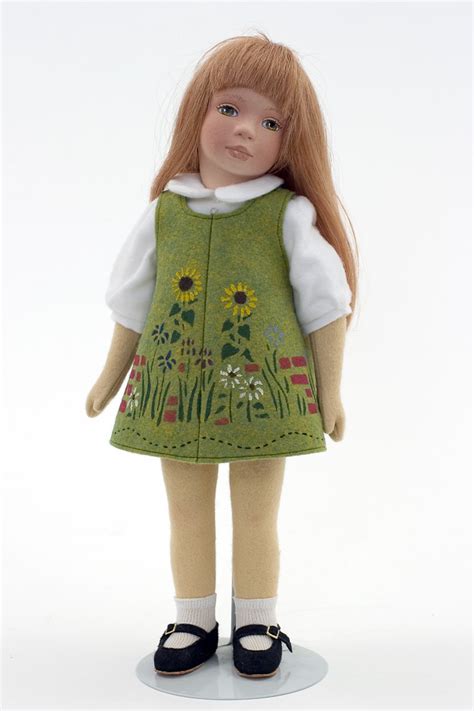 Angie Felt Molded Limited Edition Art Doll By Maggie Iacono