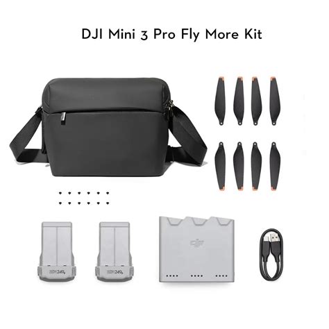 Kit Fly More Plus Para Dji Mini 3 Pro Inclui 2 Baterias Inteligentes Nalojinha