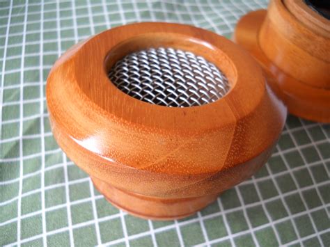Sold Beautiful Asian Mahogany Grado Wood Cups Made By Calico
