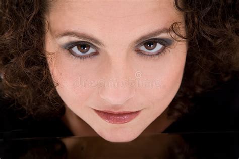 Brooding Eyes Stock Photo Image Of Mysterious Pretty