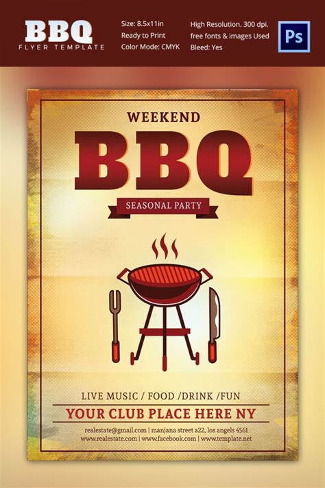28 Bbq Flyer Templates Free Word Pdf Psd Eps Indesign Format