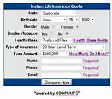 Images of Life Insurance Quote Engine For Agents